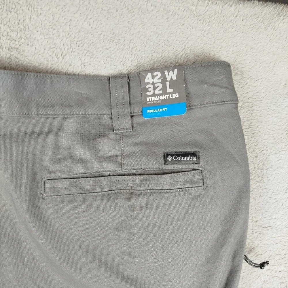 NWT Columbia Omni Shade Gray Pants Men's 44X32 Outdoors Hiking‎ Travel UPF 50
